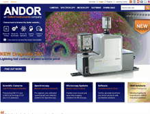 Tablet Screenshot of andor.com